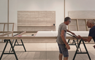 Striding towards a new showroom